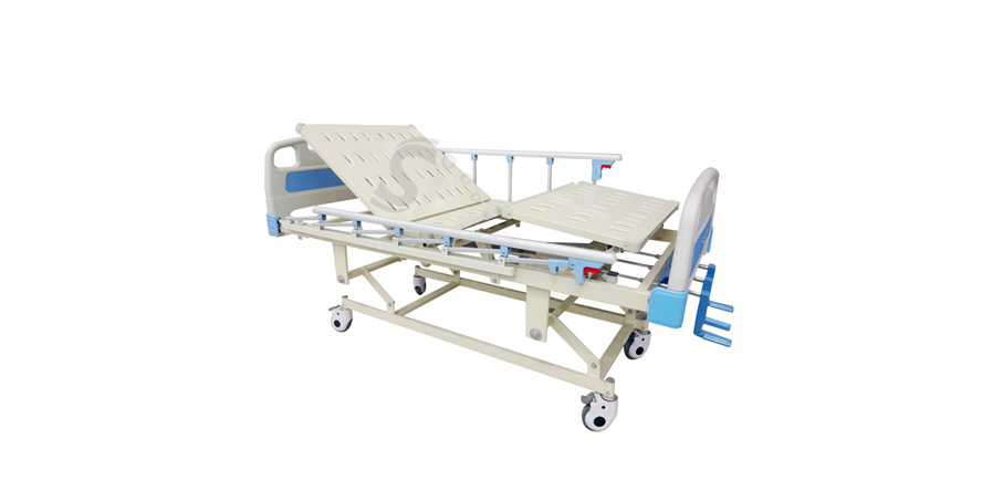 ABS手動三搖護理床SLV-B4030 ABS Hospital Bed with Three Cranks ABS手動三搖護理床SLV-B4030 ABS Hospital Bed with Three Cranks